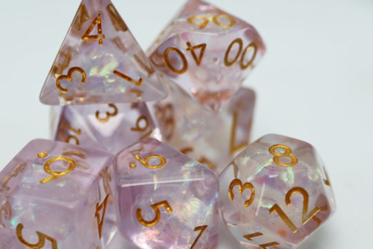FOAM BRAIN GAMES SAKURA PETALS RPG DICE SET