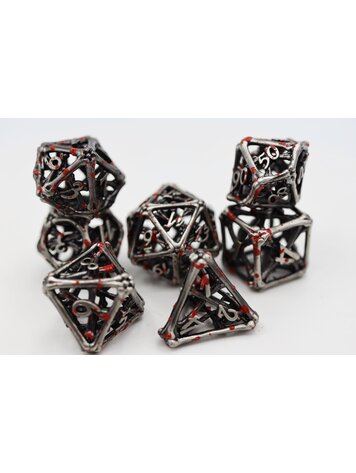 FOAM BRAIN GAMES VAMPIRE BONES RPG HOLLOW METAL DICE SET