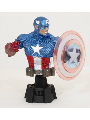 DIAMOND COMIC DISTRIBUTOR SDCC 2023 MARVEL CAPTAIN AMERICA HOLO SHIELD BUST