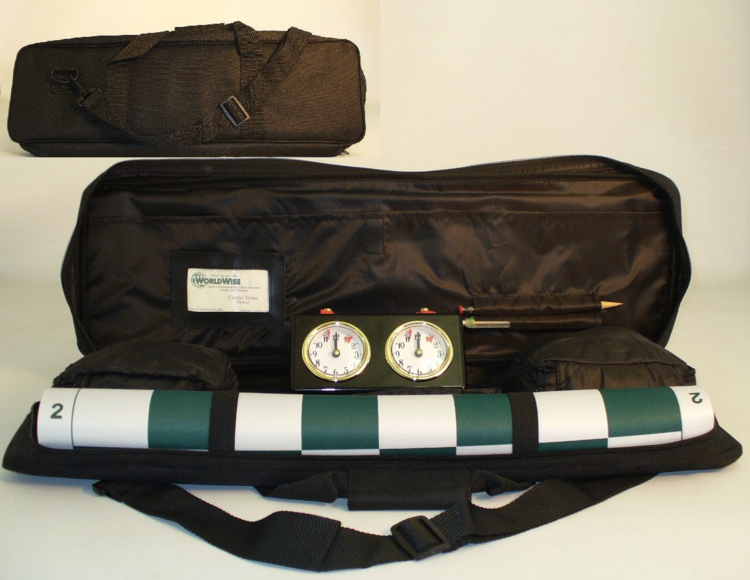 WORLDWISE IMPORTS BLACK CANVAS PADDED TOTE BAG