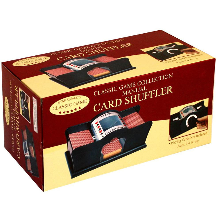2 DECK MANUAL CARD SHUFFLER
