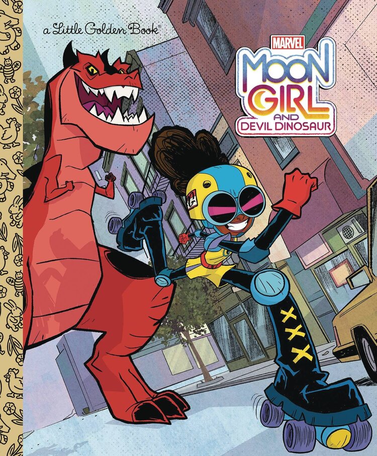 GOLDEN BOOKS MARVEL MOON GIRL & DEVIL DINOSAUR LITTLE GOLDEN BOOK