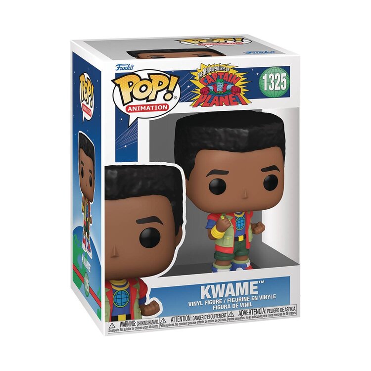 FUNKO POP TV CAPTAIN PLANET KWAME VIN FIG