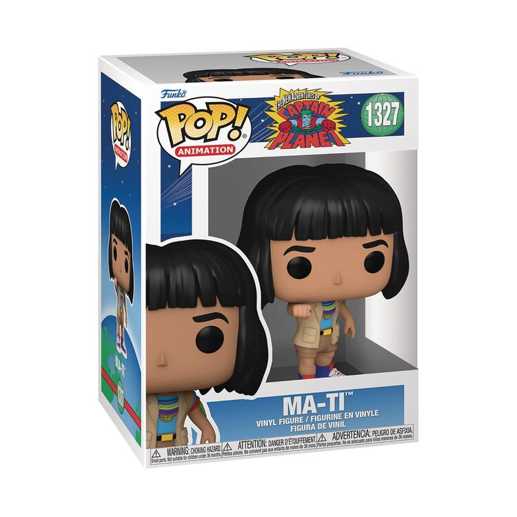 FUNKO POP TV CAPTAIN PLANET MA-TI VIN FIG