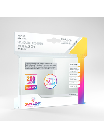 GAMEGENIC GG STANDARD MATTE SLEEVES VALUE PACK