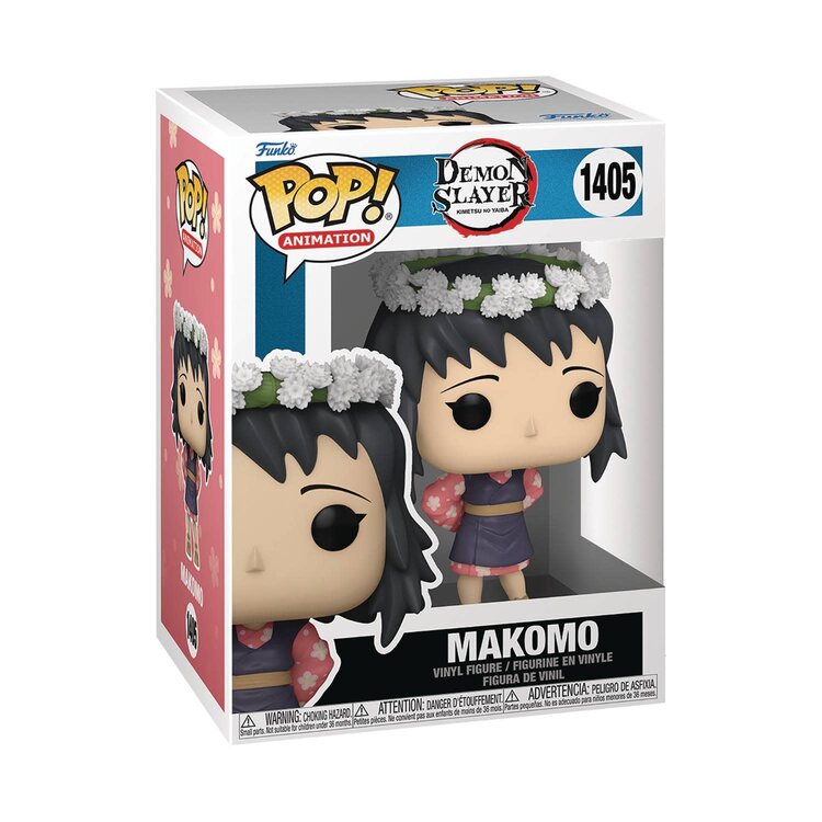 FUNKO POP ANIMATION DEMON SLAYER MAKOMO FLOWER VIN FIG
