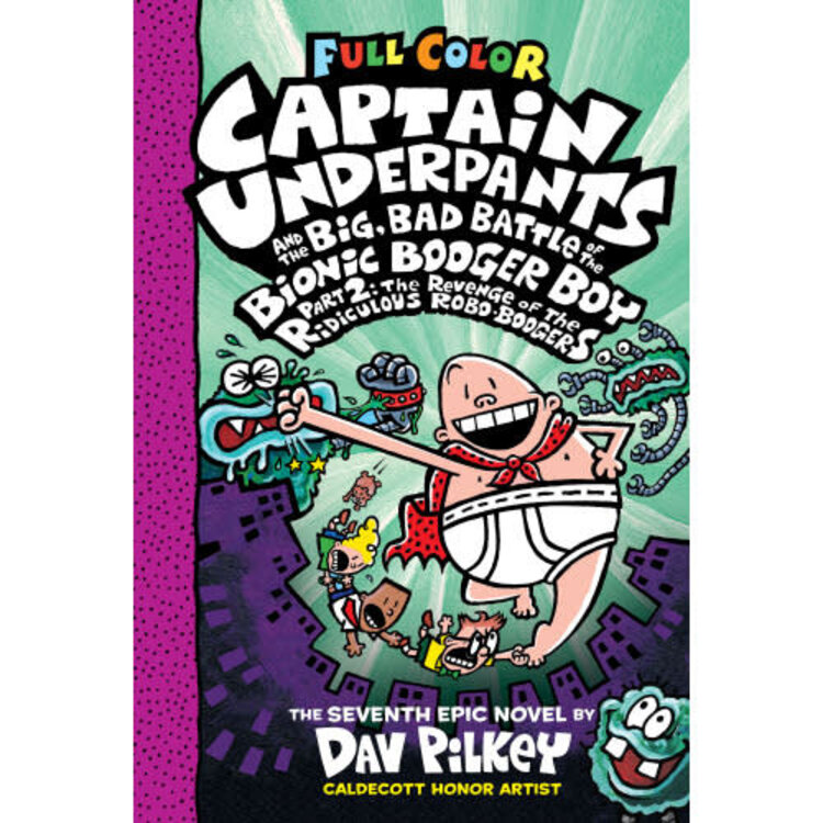 SCHOLASTIC INC. CAPTAIN UNDERPANTS VOL 07 HC BIG, BAD BATTLE OF THE BIONIC BOOGER, 2 (COLOR)