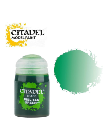 GAMES WORKSHOP CITADEL PAINT SHADE BIEL-TAN GREEN (24ML)