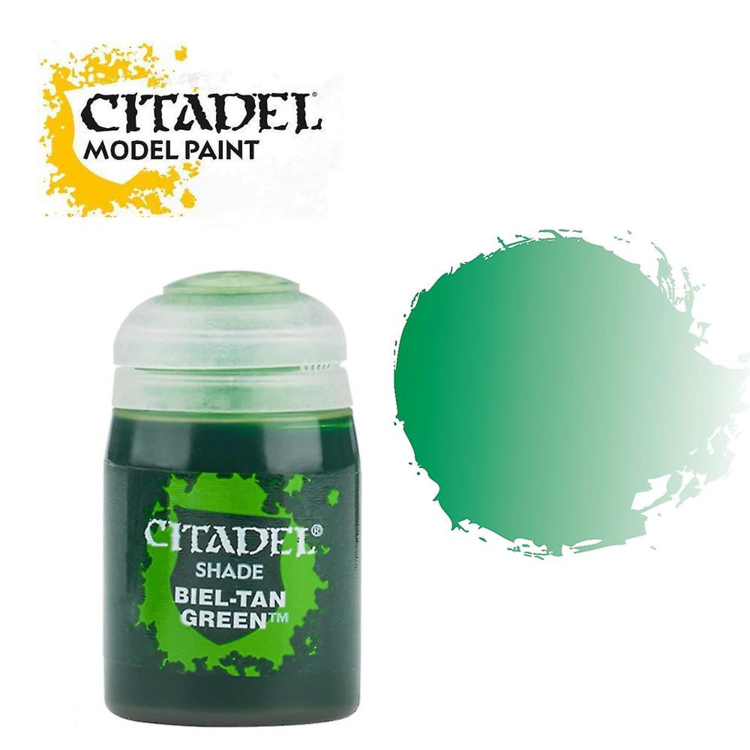 GAMES WORKSHOP CITADEL PAINT SHADE BIEL-TAN GREEN (24ML)