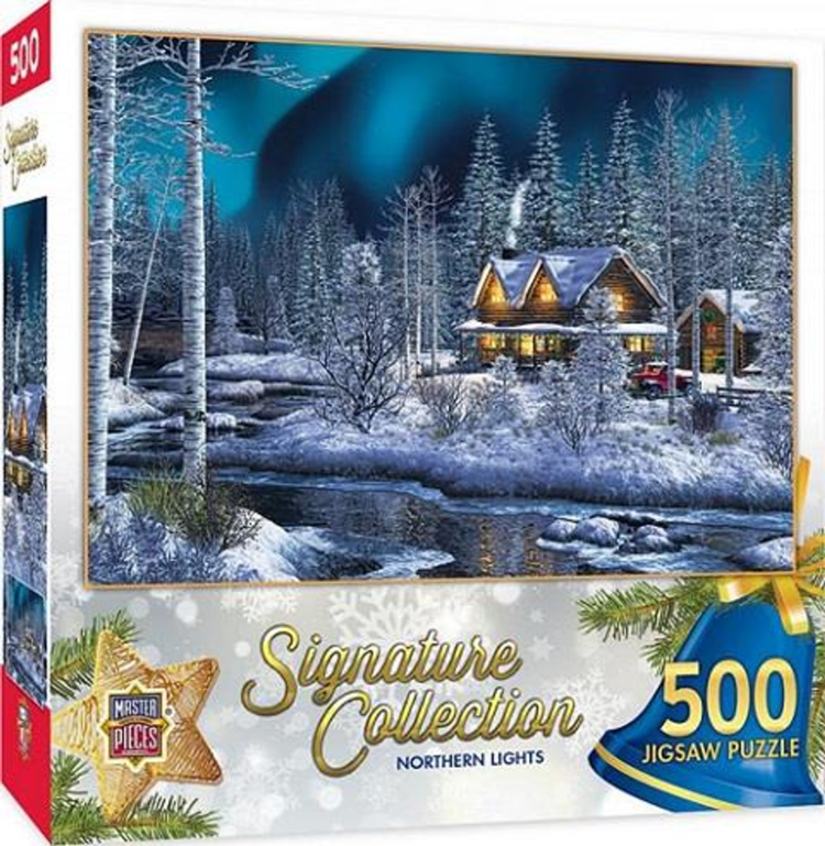 SIGNATURE COLLECTION NORTHERN LIGHTS 500PC PUZZLE