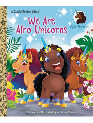 GOLDEN BOOKS WE ARE AFRO UNICORNS LITTLE GOLDEN BOOK