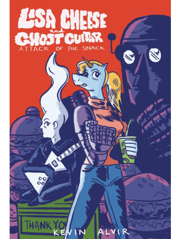 IDW PUBLISHING LISA CHEESE & GHOST GUITAR GN VOL 01 ATTACK OF THE SNACK