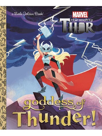 GOLDEN BOOKS MARVEL THOR GODDESS OF LITTLE GOLDEN BOOK