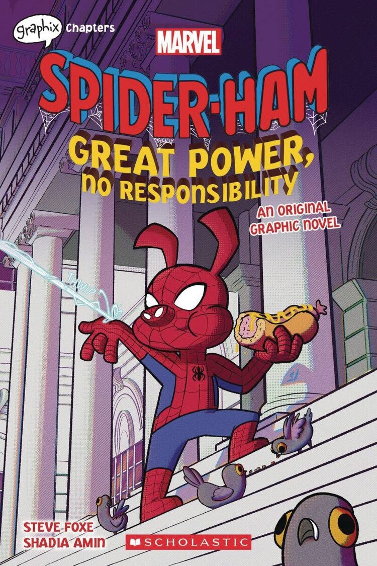 GRAPHIX SPIDER HAM GREAT POWER NO RESPONSIBILITY GN