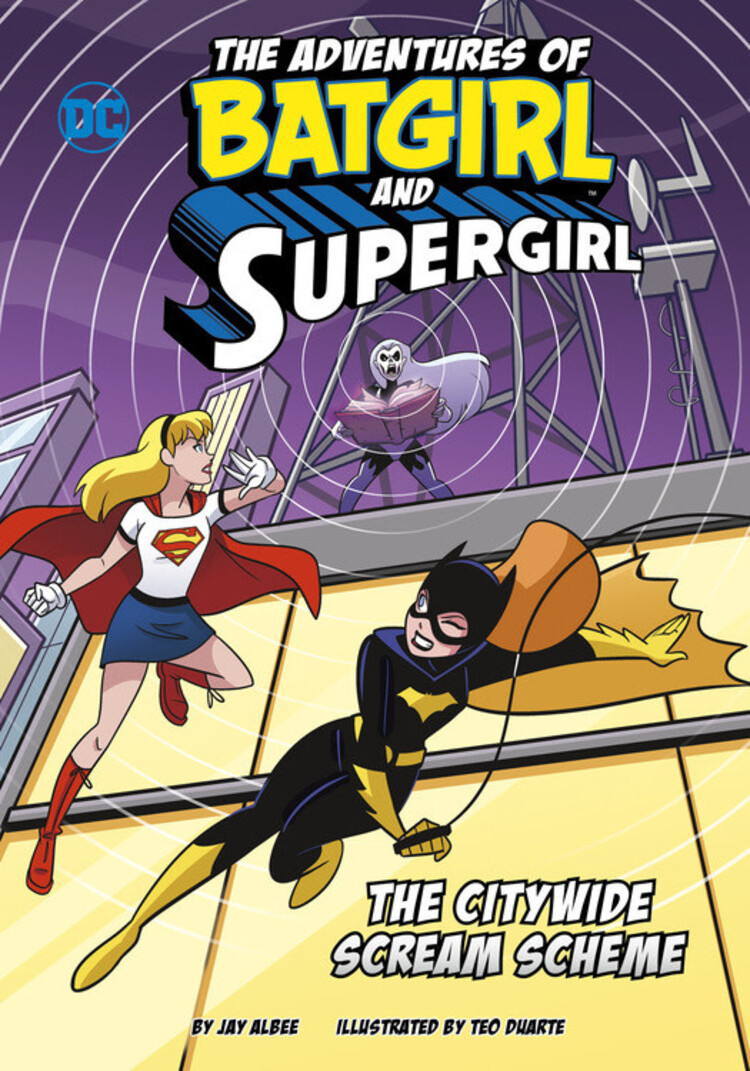 STONE ARCH BOOKS ADV OF BATGIRL & SUPERGIRL SC CITYWIDE SCREAM SCHEME