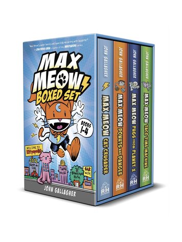 PENGUIN RANDOM HOUSE MAX MEOW GN BOXED SET WELCOME TO KITTYOPOLIS (Books 1-4)