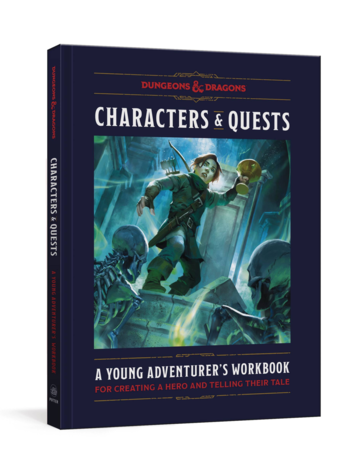 CLARKSON POTTER DUNGEONS & DRAGONS YOUNG ADVENTURER'S WORKBOOK HC CHARACTERS & QUESTS