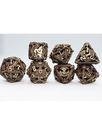 FOAM BRAIN GAMES FOAM BRAIN GAMES TREE OF COMPASSION RPG HOLLOW METAL DICE SET