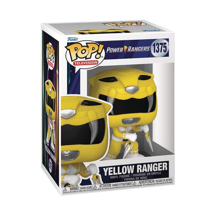 FUNKO POP TV MMPR 30TH YELLOW RANGER VIN FIG