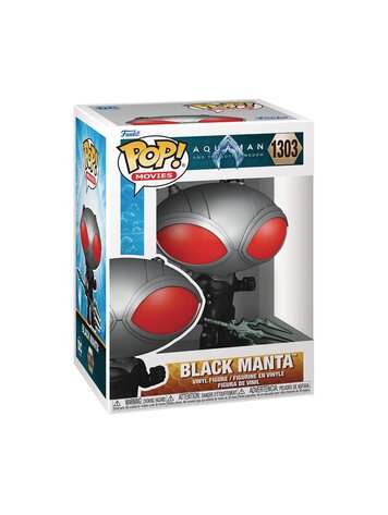 FUNKO POP MOVIES AQUAMAN LOST KINGDOM BLACK MANTA W/ TRIDENT VIN F