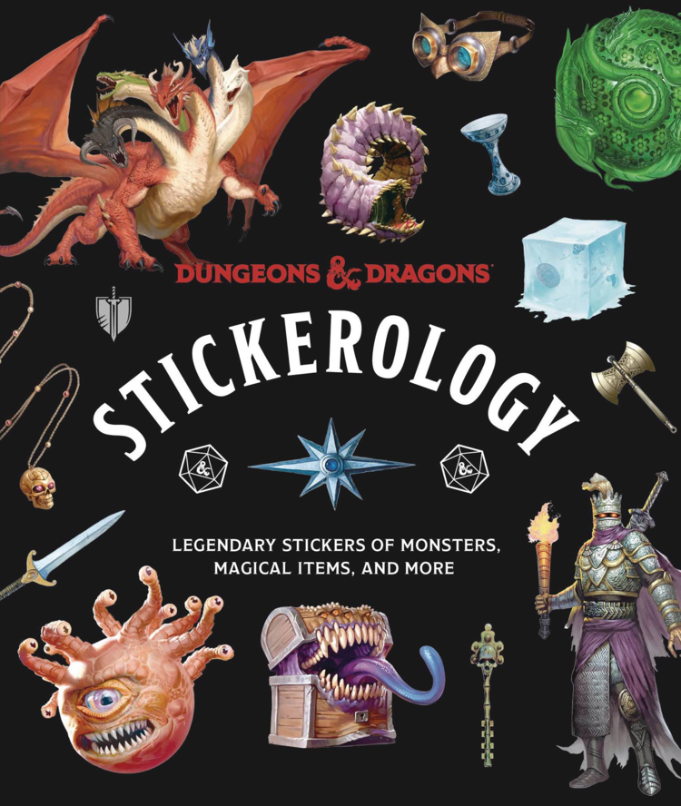 CLARKSON POTTER DUNGEONS & DRAGONS STICKEROLOGY