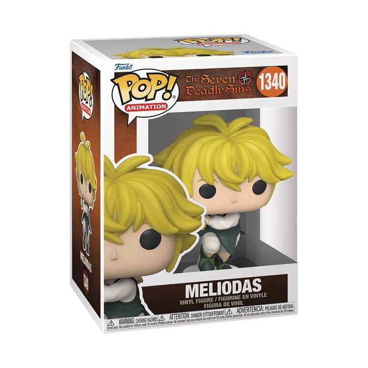 FUNKO POP ANIMATION SEVEN DEADLY SINS MELIODAS W/ POSE VIN FIG