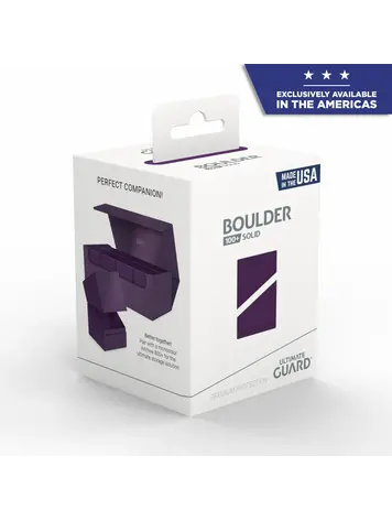 ULTIMATE GUARD ULTIMATE GUARD BOULDER 100+ SOLID PURPLE