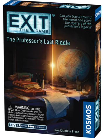 THAMES AND KOSMOS EXIT THE GAME THE PROFESSOR'S LAST RIDDLE
