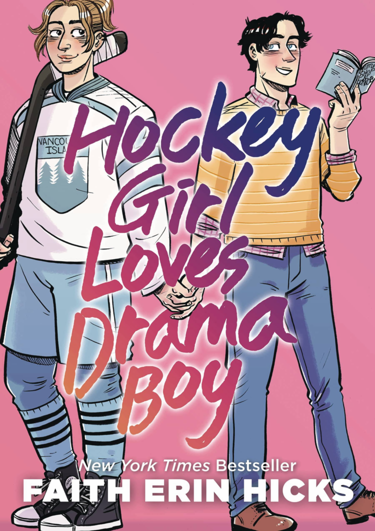 FIRST SECOND BOOKS HOCKEY GIRL LOVES DRAMA BOY GN