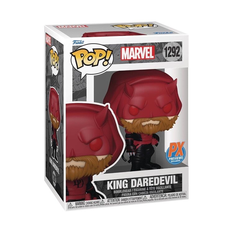 FUNKO POP MARVEL KING DAREDEVIL PX VIN FIG