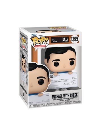 FUNKO POP TV THE OFFICE MICHAEL W/ CHECK VIN FIG