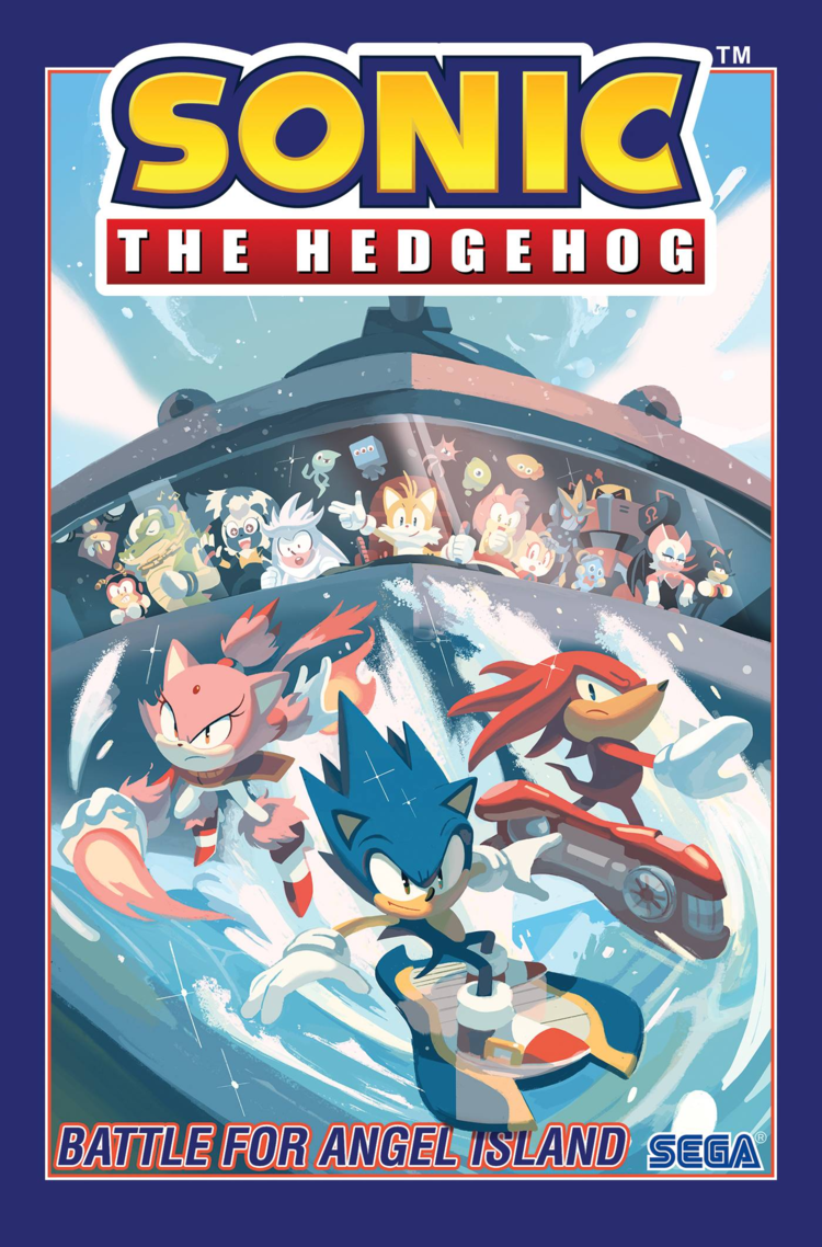 IDW PUBLISHING SONIC THE HEDGEHOG TP VOL 03 BATTLE FOR ANGEL ISLAND