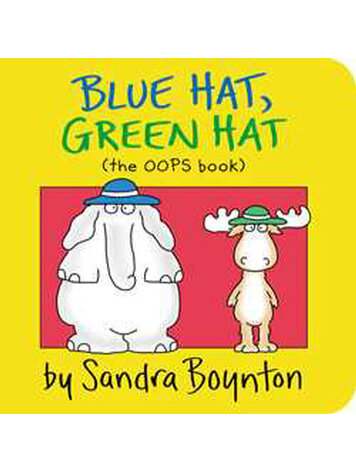SIMON & SCHUSTER BLUE HAT, GREEN HAT BOARD BOOK