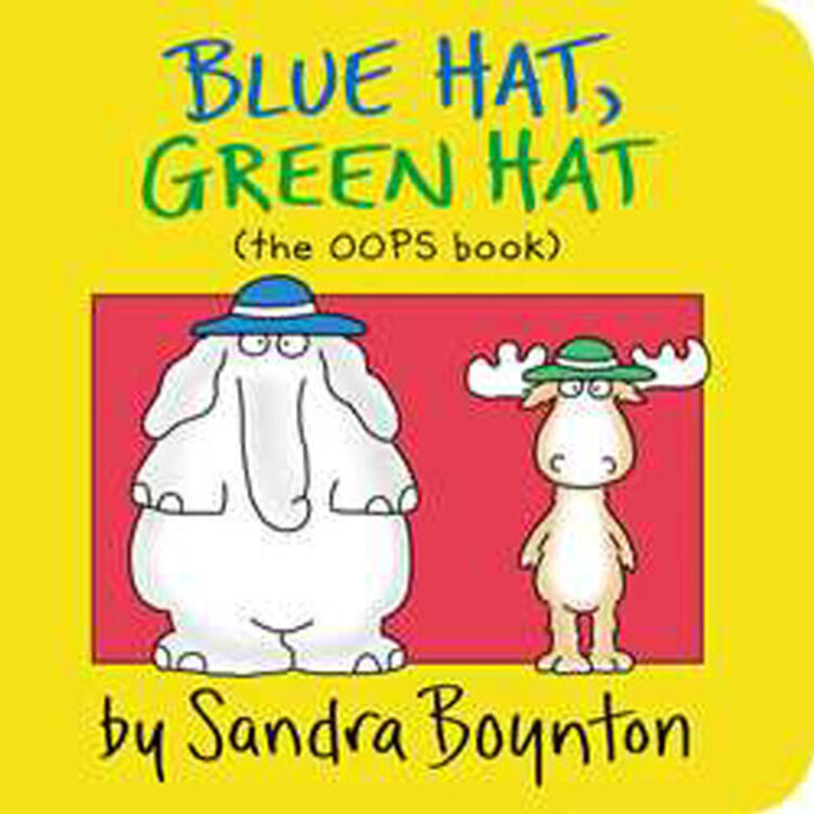 SIMON & SCHUSTER BLUE HAT, GREEN HAT BOARD BOOK