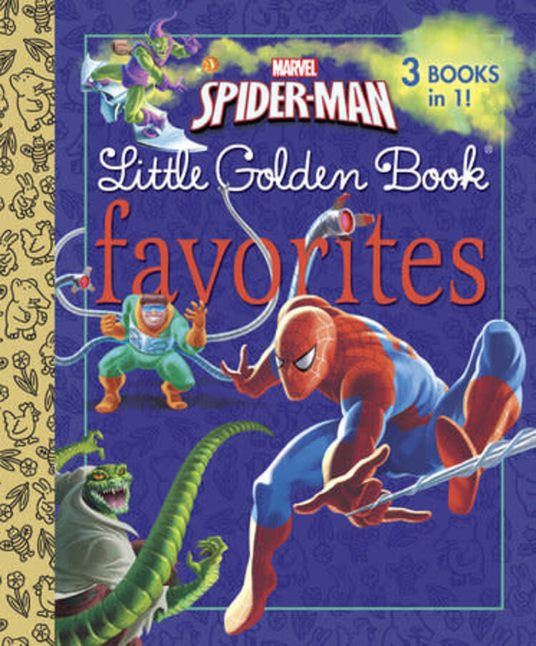 GOLDEN BOOKS MARVEL SPIDER-MAN LITTLE GOLDEN BOOK FAVORITES