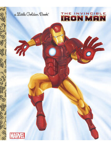 GOLDEN BOOKS THE INVINCIBLE IRON MAN (MARVEL) LITTLE GOLDEN BOOK