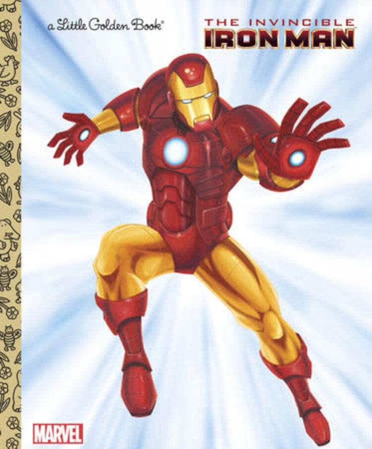 GOLDEN BOOKS THE INVINCIBLE IRON MAN (MARVEL) LITTLE GOLDEN BOOK