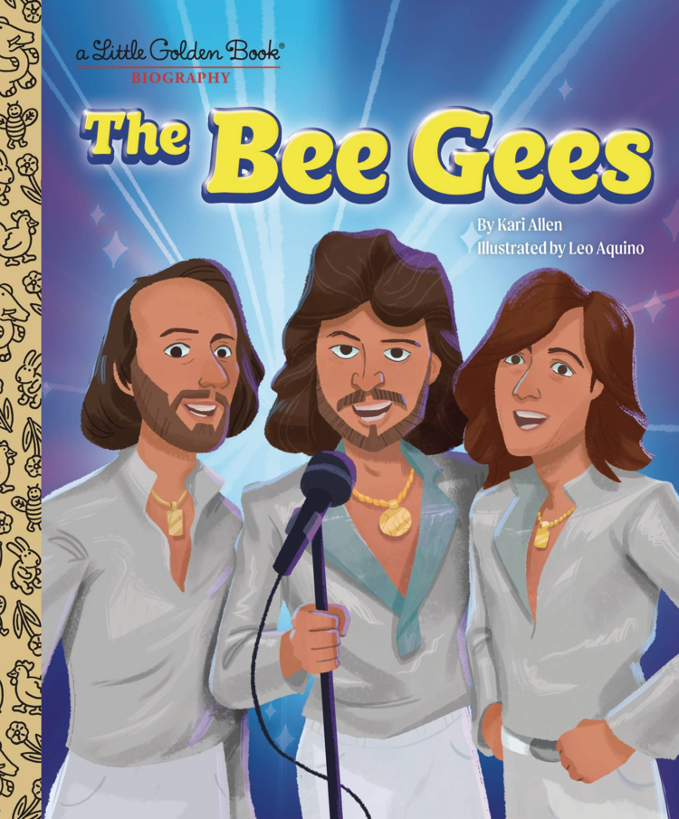 GOLDEN BOOKS THE BEE GEES LITTLE GOLDEN BOOK BIOGRAPHY
