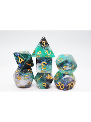 FOAM BRAIN GAMES FOREST FOG RPG DICE SET