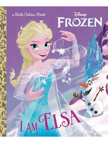 GOLDEN BOOKS I AM ELSA LITTLE GOLDEN BOOK HC