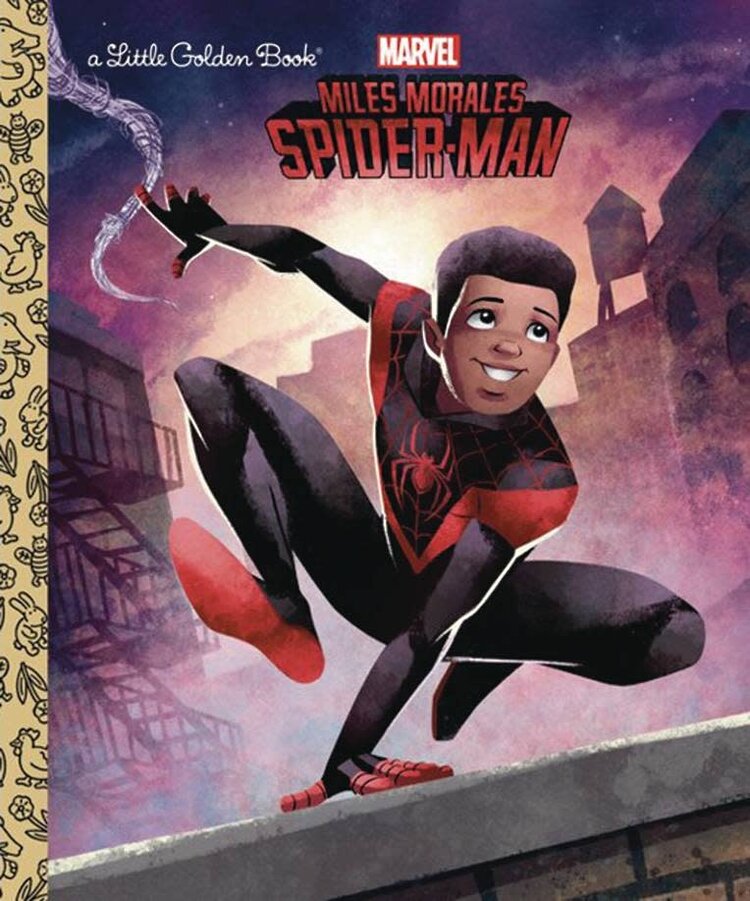 GOLDEN BOOKS MILES MORALES SPIDER-MAN LITTLE GOLDEN BOOK