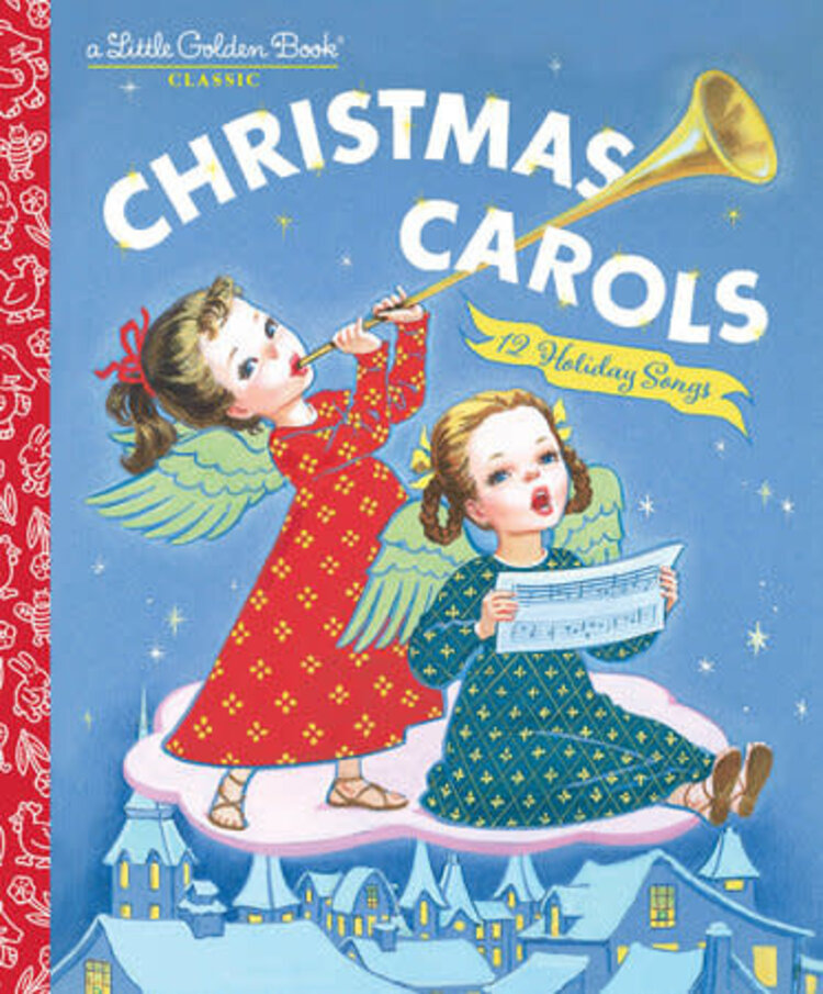 GOLDEN BOOKS CHRISTMAS CAROLS 12 HOLIDAY SONGS LITTLE GOLDEN BOOK
