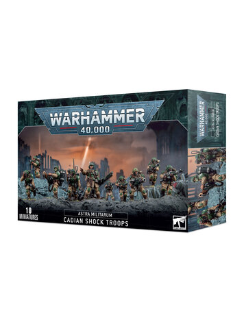 GAMES WORKSHOP WARHAMMER 40K ASTRA MILITARUM CADIAN SHOCK TROOPS