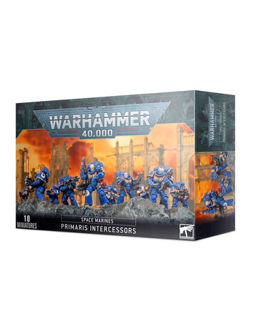GAMES WORKSHOP WARHAMMER 40K SPACE MARINES PRIMARIS INTERCESSORS