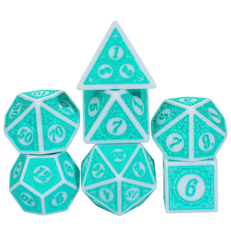 FOAM BRAIN GAMES MOTIF: AZURE DREAMS RPG DICE SET