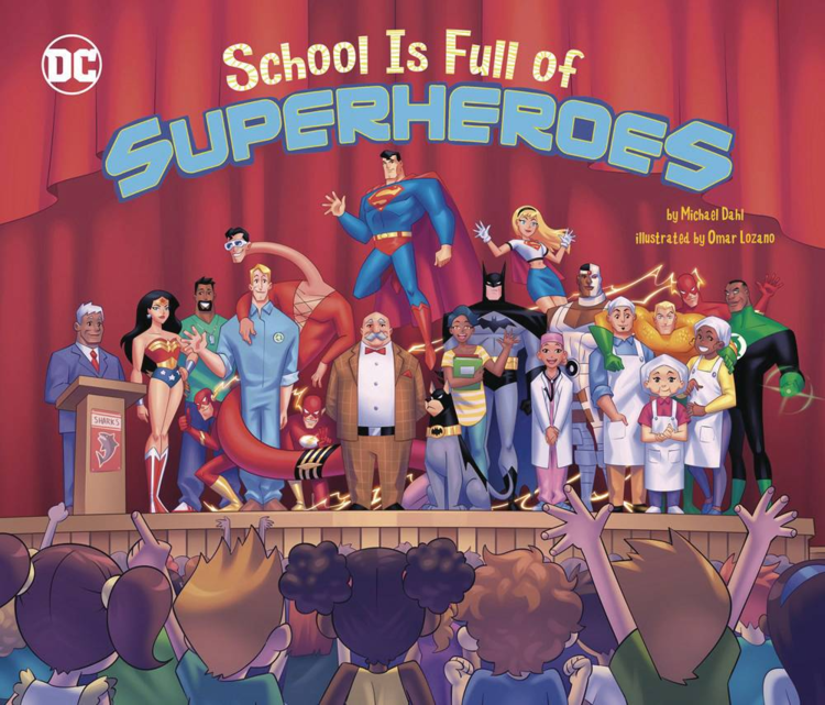 CAPSTONE PRESS SCHOOL IS FULL OF SUPERHEROES HC