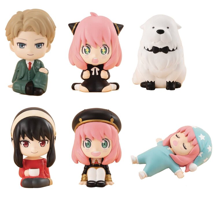 BANDAI SPY X FAMILY RELAXING MASCOT MINI FIG BLIND BOX