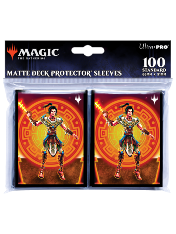 ULTRA PRO MTG THE LOST CAVERNS OF IXALAN - KELLAN, DARING TRAVELER STANDARD DECK PROTECTOR SLEEVES 100CT