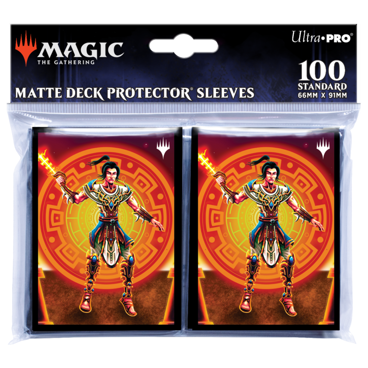ULTRA PRO MTG THE LOST CAVERNS OF IXALAN - KELLAN, DARING TRAVELER STANDARD DECK PROTECTOR SLEEVES 100CT
