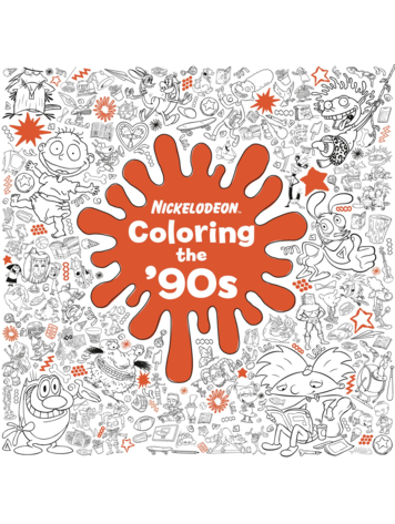 PENGUIN RANDOM HOUSE NICKELODEON COLORING THE 90'S COLORING BOOK